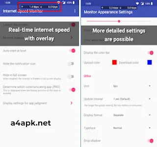 Internet Speed Monitor Apk v0.9.7.2 [Pro Mod]